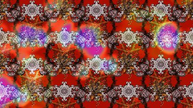 Klasik çiçek desenli. Paketleme, tekstil, duvar kâğıdı için çiçek eskizi. Yumuşak fayans. Raster 'ın taze dokusu. Yumuşak pamuk tasarımı.