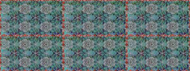 Gri renkli parlak çiçekli halı ile kusursuz desen..