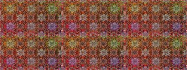 Düz Çiçek Elementleri Tasarımı. Çiçek deseni. Raster illüstrasyonu. Kusursuz Chichi kumaş deseni. Renkli Bahar Teması Kusursuz Arkaplan.