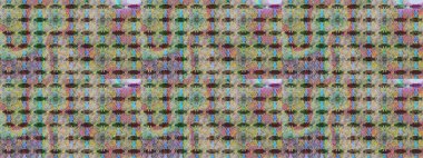 Çiçeksel çizim kalıbının yansıması. Tarafsız ve kahverengi renkli vadilerin çiçekleri.