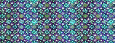 Chichi 'nin kumaş kalıbını çiz. Raster illüstrasyonu. Düz Çiçek Elementleri Tasarımı. Çiçek deseni. Renkli Bahar Teması çizim şablonu.