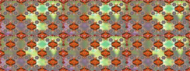 Asya tekstil tarzında. Kusursuz çiçek deseni. Renkli Bahar Temalı Kusursuz Arkaplan. Düz Çiçek Elementleri Tasarımı. Raster illüstrasyonu. Güzel kumaş deseni.