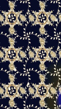 Bahar çiçekleriyle güzel bir çiçek deseni çizmişsin. Güzel kumaş deseni. Raster illüstrasyonu.