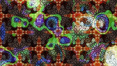 Kahverengi renkte manzaralı çiçek deseni. Çiçek kompozisyonu, el boyası, hassas şablon. Üst manzara, yumuşak stil. Sevgililer günü ve tebrik kartı konsepti için şık bir davet.