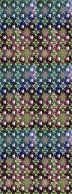 Raster Güzel kumaş deseni. Raster suluboya deseni, narin çiçekler, kahverengi çiçekler, tebrik kartı şablonu..