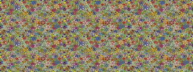 Yumuşak, bahar çiçekli arka plan. Yeşil renkli çiçekler. Raster çiçek desenli ve çiçekli..