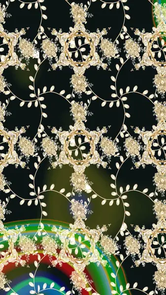 Çiçekli karalama şeklinde Raster çiçek deseni. Gri renklerde bahar çiçekleri. Raster illüstrasyonu.