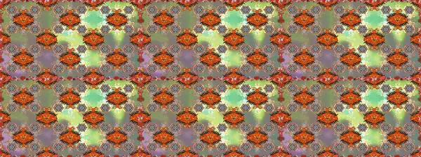 Asya tekstil tarzında. Kusursuz çiçek deseni. Renkli Bahar Temalı Kusursuz Arkaplan. Düz Çiçek Elementleri Tasarımı. Raster illüstrasyonu. Güzel kumaş deseni.