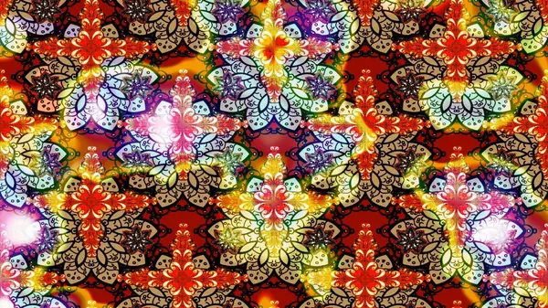 Eskiz klasiği. Raster Şirin kumaş deseni. Renkli Bahar Teması eskiz kalıbı. Düz Çiçek Elementleri Tasarımı.