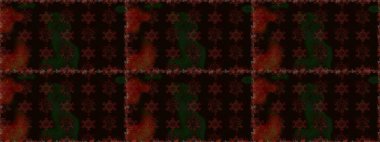 Raster deseni. Siyah ve kahverengi el çizimi desen. Sanat esinlenerek ve kahverengice çiçeklere ilham verir ve geride iz bırakır. Karalama çiçekleri kusursuz desen.