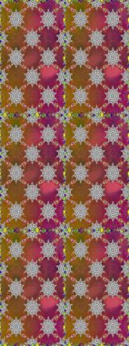 Fantezi kumaş deseni. Raster çizimde sorunsuz çiçek desenli. Düz çiçek öğeleri tasarım. Bahar Tema Dikişsiz desen arka plan rengi.