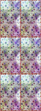 Raster dikişsiz çiçek deseni. Tarafsız renklerde vadinin çiçekleri.