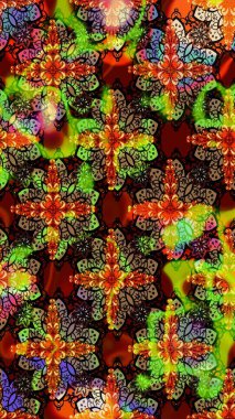 Çiçek desenli raster, siyah çizgi grafik desenli soyut raster arkaplan. Modern stil dokusu.