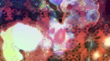 Düz Çiçek Elementleri Tasarımı. Raster illüstrasyonu. Chichi 'nin kumaş kalıbını çiz. Çiçek deseni. Renkli Bahar Teması çizim şablonu.