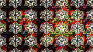 Tropik çiçekler. Siyah renkli çiçekler. Gömlek çizimi Arkaplan Deseni.