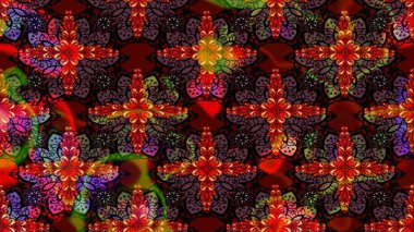 Küçük renkli çiçekler. Küçük çiçekte güzel bir desen. Moda baskıları için zarif bir şablon. Robot resim. Motley illüstrasyonu. Çiçekli yaz çiçekleri.