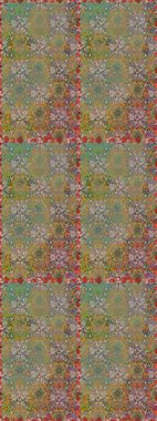 Bej çiçekli kusursuz desen, suluboya çiçekli desen, şirin çiçek, duvar kağıdı, kart veya kumaş için fayanslı. Raster - stok.