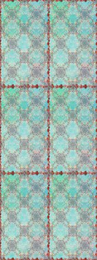 Raster illüstrasyonunda kusursuz çiçek deseni. Suluboya tarzında nötr renkler üzerine çiçekler.