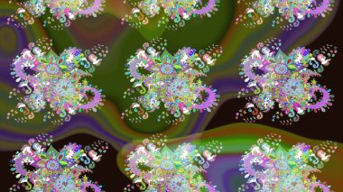 Parlak elementlerin. El çizimi Raster çizimi. Çizim çiçek deseni duvar kağıdı, web sitesi arkaplanı, paket kağıdı, davetiye, broşür, pankart veya web sitesi için kullanılabilir.