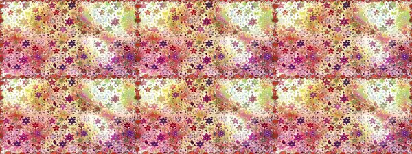 Modaya uygun kumaş deseni. Raster illüstrasyonu. Kusursuz Tony kumaş deseni. Küçük çiçekte sevimli çiçek deseni var..