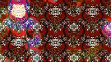 Güzel çiçek deseni. Kahverengi renkli çiçekler. Renkli Bahar Teması eskiz kalıbı. Düz Çiçek Elementleri Tasarımı.