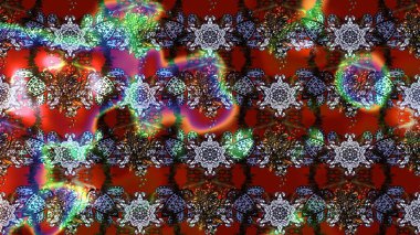 Çiçek buketleriyle klasik bir eskiz şekli. Raster illüstrasyonu. Kahverengi renklerde.