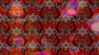 Güzel çiçek deseni. Kahverengi renkli çiçekler. Renkli Bahar Teması eskiz kalıbı. Düz Çiçek Elementleri Tasarımı.