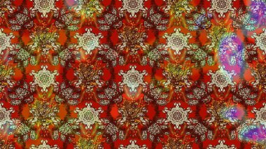 Güzel çiçek deseni. Kahverengi renkli çiçekler. Renkli Bahar Teması eskiz kalıbı. Düz Çiçek Elementleri Tasarımı.