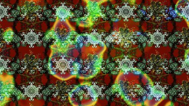 Sevimli çiçek raster deseni. Modaya uygun kumaş deseni. Renkli Yaz Temalı eskiz kalıbı. Düz Çiçek Elementleri Tasarımı.