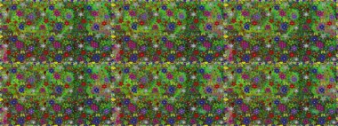 Tomurcukları çiçek olan sevimli bir çiçek deseni. Kusursuz bir geçmişi var. Raster illüstrasyonu. Kumaş, tekstil, duvar kağıdı baskısı için. Eski usul. Raster..