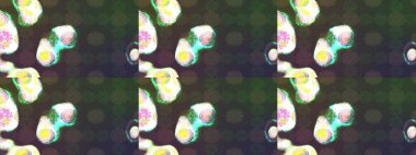 Poster ya da kapak için arka plan. Yapraklı çizim şekli. Davetiye ve kartpostal tasarımı için dekoratif çiçek unsurları. Tekstil için figür. Sevimli zarif çiçekler Raster illüstrasyonu.