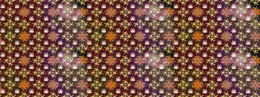 Şatafatlı bahar bahçesi dokusu. Çiçek deseni. Flower eskiz arka planı. Raster illüstrasyonu.