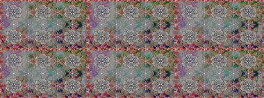 Raster illüstrasyonu. Gri renkli çiçekler. Kusursuz çiçek deseni duvar kağıdı için kullanılabilir.