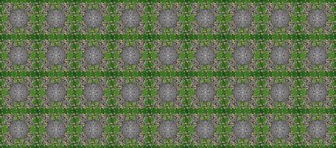 Paisleys zarif çiçek desenli arkaplan duvar kâğıdı çizimi. Klasik stil, güzel, modern, üç boyutlu sanat eseri, altın ve yeşil, gri, desenli çiçek yaprakları ve süslemeleri var.