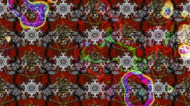 Şekil verilmiş çiçeklerle eskiz deseni. Süslü zentangle çizim dokusu, soyut çiçeklerle süslenmiş. Çiçek deseni duvar kağıdı, şablon dolguları ve web sayfası arkaplanı için kullanılabilir.