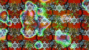 Çiçekli karalama şeklinde Raster çiçek deseni. Nazik, sevimli çiçek arkaplanı. Kahverengi renkte çiçekler.