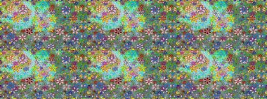 Raster deseni. Organik elementler. Suluboya etkisi. Botanik kusursuz desen.