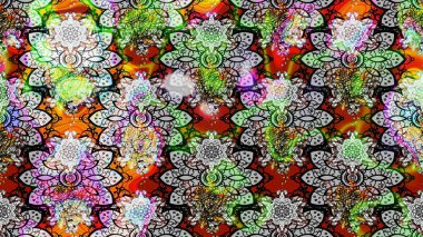 Raster suluboya çiçek deseni, narin çiçekler, gri çiçekler, tebrik kartı şablonu. Raster Güzel kumaş deseni.