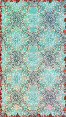 Taşralı şıklığı. Küçük yabani çiçeklerdeki kusursuz halk desenleri. Özgürlük stili Millefleur 'lar. Tekstil, duvar kağıdı, kapaklar, yüzey, baskı, hediye paketi, hatıra defteri, dekupaj için çiçek çayırı arka planı.