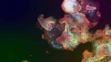 Düz Çiçek Elementleri Tasarımı. Güzel kumaş deseni. Renkli Yaz Temalı eskiz kalıbı. Raster illüstrasyonunda çiçek deseni çizimi.