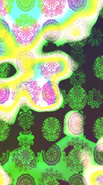 Raster deseni. Çiçekli çiçek deseni, suluboya. Küçük çiçekte güzel bir çiçek deseni..