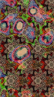 Çiçek desenli bej renkler, el çizimi papatyalar, papatyalar. Tekrar eden çiçek arkaplanı, zarif bej çiçekler duvar kağıdı.