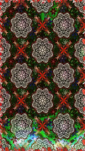 Gri renkli çiçekler. Raster illüstrasyonu. Kusursuz çiçek deseni duvar kağıdı için kullanılabilir.