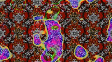 Güzel eskiz şekli. Raster çiçekli arka plan. Yazdır. Güzel kumaş deseni. Renkli Yaz Temalı eskiz kalıbı. Düz Çiçek Elementleri Tasarımı.