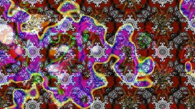 Raster illüstrasyonundaki çiçek desenli çizim. Suluboya tarzında gri renkte çiçekler.