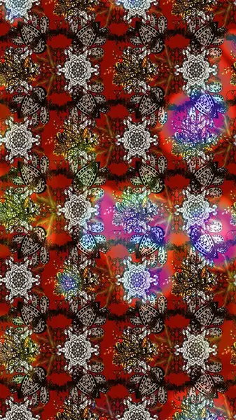 Tekstil veya kitap kapakları, imalat, duvar kağıtları, baskı, hediye paketi ve yapıştırma kitabı için çiçek eskizi geçmişi. Raster illüstrasyonu. Küçük ölçekli çiçeklerdeki basit sevimli desen.