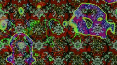 Eskiz Vintage Çiçek Deseni. Raster Kalça dokusu deseni.