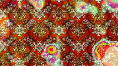 Anti-stres için soyut örnek sayfası. Raster illüstrasyonu. Kahverengi renklerde.