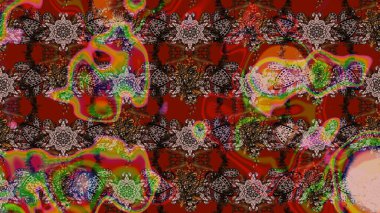 Klasik çiçek desenli. Paketleme, tekstil, duvar kâğıdı için çiçek eskizi. Yumuşak fayans. Raster 'ın taze dokusu. Yumuşak pamuk tasarımı.