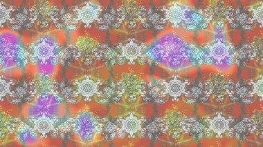 Sevimli çiçek raster deseni. Tarafsız renklerde çiçekler. Renkli Bahar Teması eskiz kalıbı. Düz Çiçek Elementleri Tasarımı.